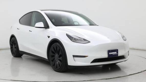 TESLA MODEL Y 2020 5YJYGDEF9LF001866 image